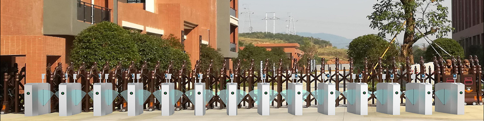 Quality Swing Barrier Turnstile factory
