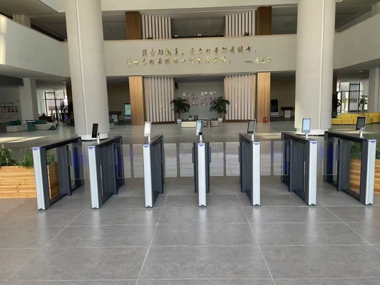 40W Motor Power Swing Barrier Turnstile for Smooth Entry Management 120*1400 Mm *980 mm