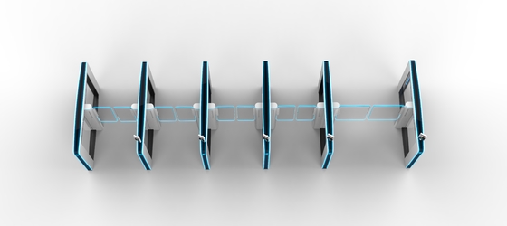 High quality slim speed gatewith led light design