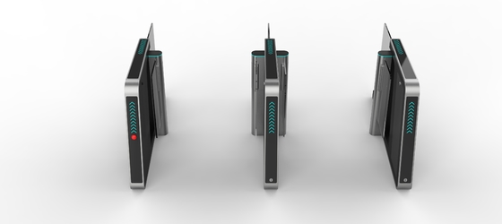Subway Airport Fastlane slim speed gate With facial recognition