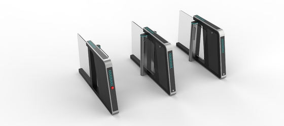 Subway Airport Fastlane slim speed gate With facial recognition