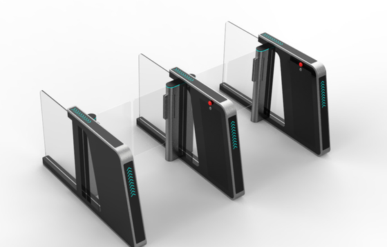 Subway Airport Fastlane slim speed gate With facial recognition
