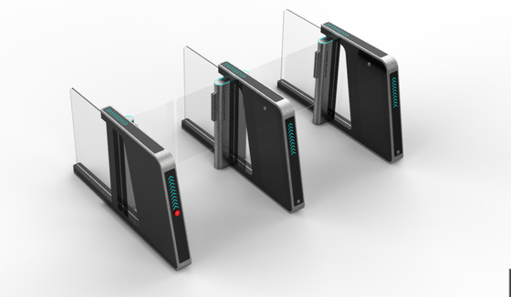 Subway Airport Fastlane slim speed gate With facial recognition