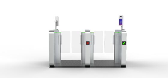 Buy 1400 X 10 X 1000 Mm Cabinet Size Speed Gate Barrier Turnstile Powered by DC 24 V Servo Drive online manufacture