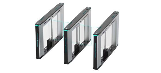 Buy Fitness Center Entry Swing Barrier Rfid Qr Code Reader Access Control Solution Gym Machine Swing Barrier Speed Gate online manufacture