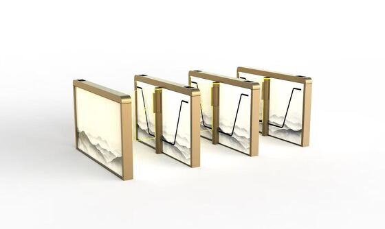 Buy Biological Speed Gates for Gym Fitness Center Entrance Access Control Management System Solution Turnstile Space Saving online manufacture