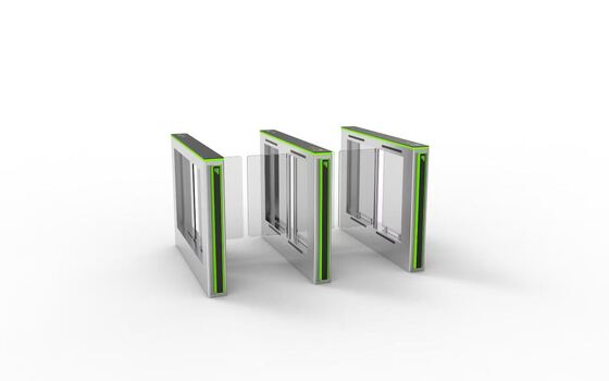 buy New Model Servo Motor Control Pedestrian Fastlane Waist High Turnstile Gate online manufacture