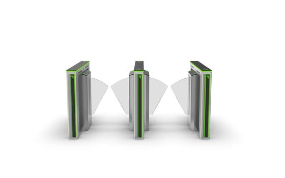 buy Faces Recognition Qr Code Flap Barrier Turnstile Anti-clip and Anti-tailgating Security Turnstile Gate for school online manufacture