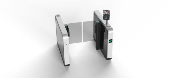 Buy Facial Recgonition Speed Gate Turnstile For Subway  School Airport online manufacture