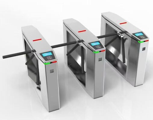 Buy Stainless Steel Three Arm Turnstile Gate  for Public Transportation Stations Entrance online manufacture