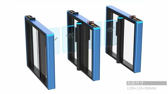 Buy Automatic Swing Barrier Anti Corrosion Coating Perfect for Harsh Environmental online manufacture