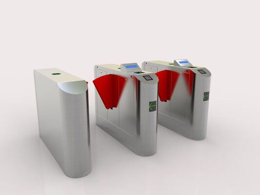 Buy Space Saving Automatic Flap Barrier Turnstile Suitable for Tight Installation Spaces and Modern Architectural Designs online manufacture