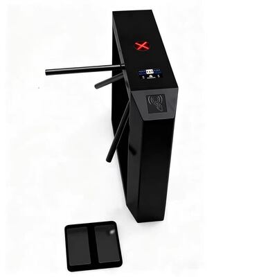 Buy Black  304 Stainless Steel Tripod Turnstile Gate with ESD Tester for  Cleanroom online manufacture
