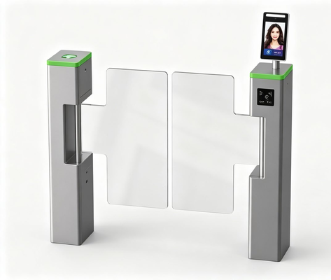 Buy Face Recognition Swing Gate Stainless Steel Speed Barrier for University Parks online manufacture