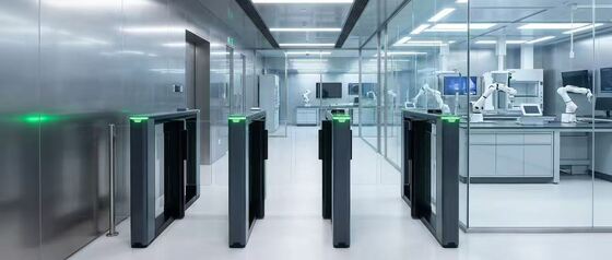 Buy High Security Swing Barrier Speed Gate Pedestrian Access Control System online manufacture