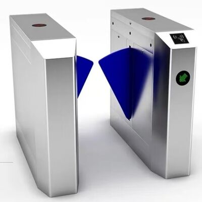 Buy Supermarket Flap Barrier Gate RFID Access Control Turnstile Security Gate online manufacture