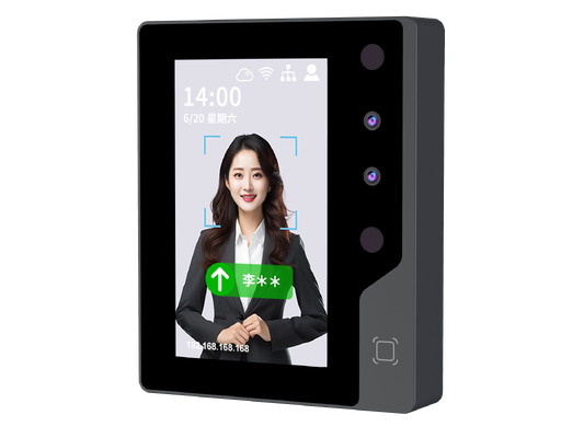 Good price Easy Installation Facial Recognition Terminal with Dual Camera Black Color online