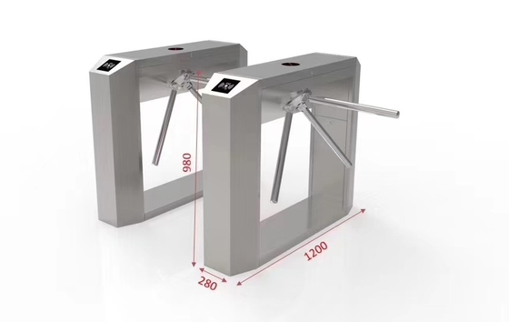 Waterproof 600mm SUS304 Tripod Access Control System