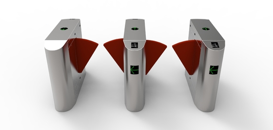 650mm Passage Width Flap Barrier Turnstile 45PPM For Subway