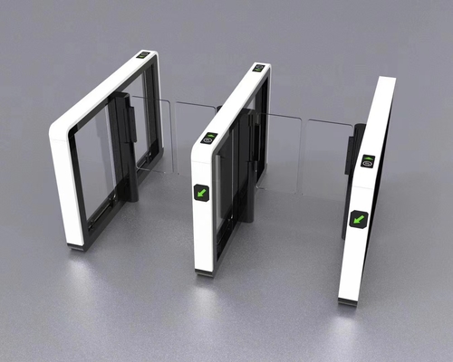 Biometric RFID Card Access SUS316  Optical Swing Turnstile