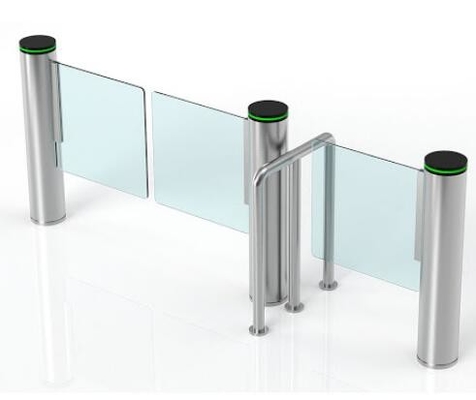 Cylinder Glass wing 650mm 24V Speed Gate Turnstile