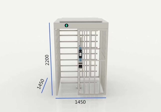 Facial Recognition SUS304 60W Full Height Turnstile Gate