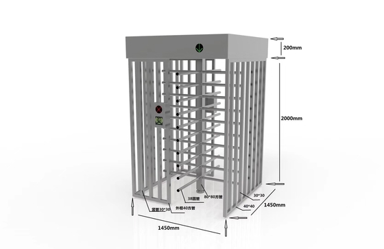 Single Lane SS304 60W Rfid Security Gate