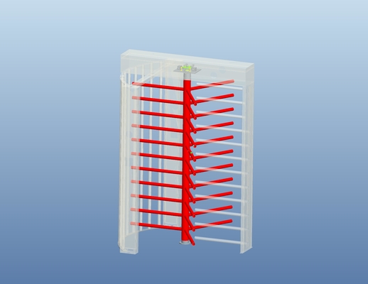 Single Lane SUS316 40W Pedestrian Security Gate