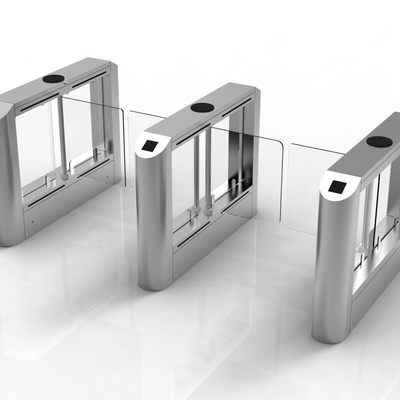 304 Stainless Steel 40w Waist Height Turnstiles