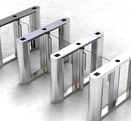 304 Stainless Steel 40w Waist Height Turnstiles
