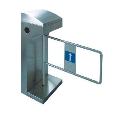 Stainless Steel Biometric 800mm 30W Swing Barrier Turnstile