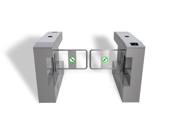 ID Card DC Motor SUS304 Waist Height Turnstile
