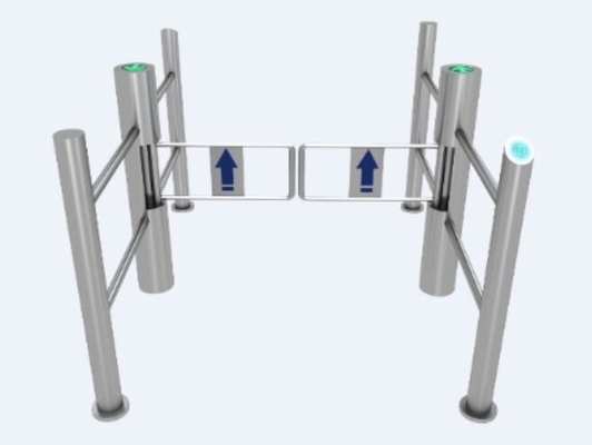 Infrared Sensor SS304 DC 24V Supermarket Swing Gate