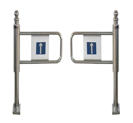 Hand Push 12V Relay SUS316 Swing Barrier Turnstile