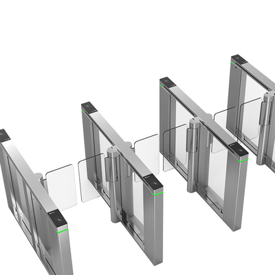 Glass Optical Slim SUS316 RS232 Turnstile Entrance Gates