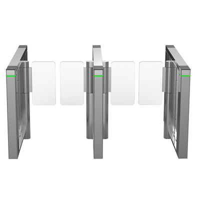 Glass Optical Slim SUS316 RS232 Turnstile Entrance Gates