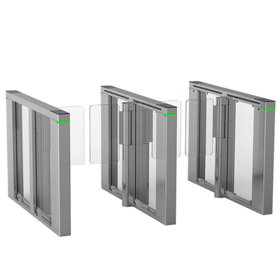 Glass Optical Slim SUS316 RS232 Turnstile Entrance Gates