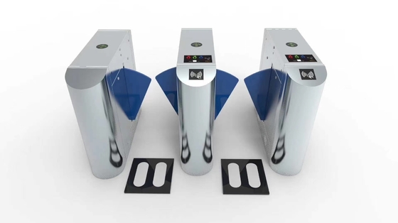 AC220V SS304 Flap Barrier Turnstile Metro Gate