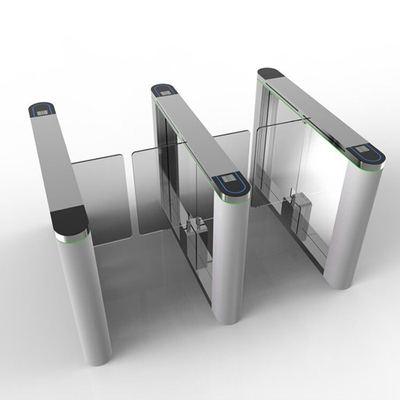 Bidirectional 40w RFID Access Swing Barrier Turnstile