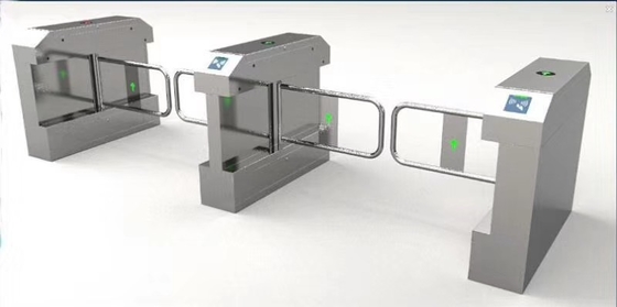 Single Lane 1000mm Swing Barrier Turnstile With Fingerprint