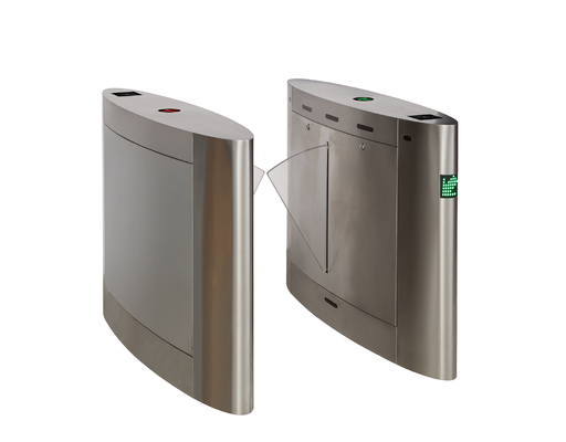 Soft Wing Direct Drive Motor RS485 Waist Height Turnstiles