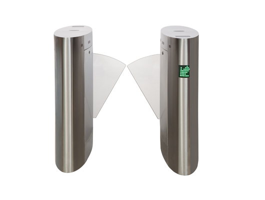 Soft Wing Direct Drive Motor RS485 Waist Height Turnstiles