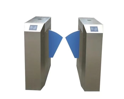 Anti Tailgating 304 Stainless Steel Flap Barrier Turnstile