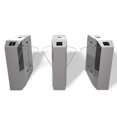 Anti Tailgating 304 Stainless Steel Flap Barrier Turnstile