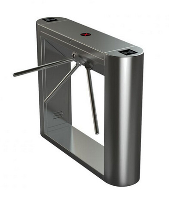 Anti Tailgating Fingerprint Access TCP/IP Tripod Turnstile Gate
