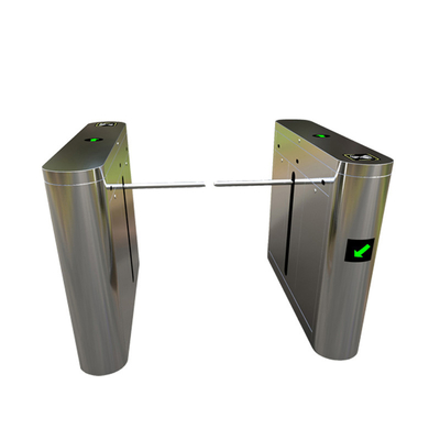 SUS304 Stainless Steel RFID Reader Drop Arm Turnstile