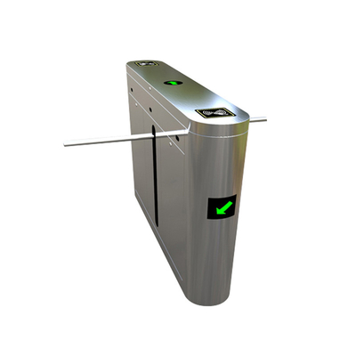 SUS304 Stainless Steel RFID Reader Drop Arm Turnstile