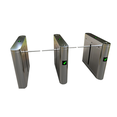 SUS304 Stainless Steel RFID Reader Drop Arm Turnstile