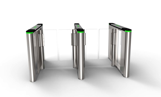 Glass Arms SS316 Servo Motor Speed Gate Turnstile