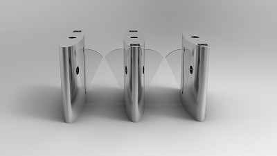 Direct Drive SUS316 Mifare Card Automatic Flap Barrier